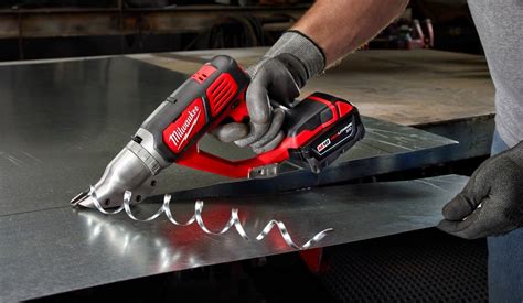 milwaukee sheet metal shears|milwaukee cordless metal shear.